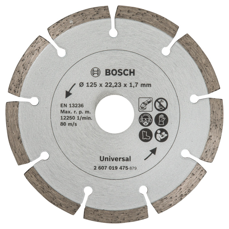 Bosch Diamantskæreskive 125mm Pl Universal 2607019475