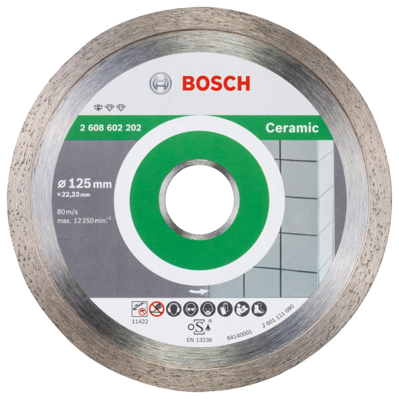 Bosch Diamantskive Std Ceramic 125x22 23mm 2608602202