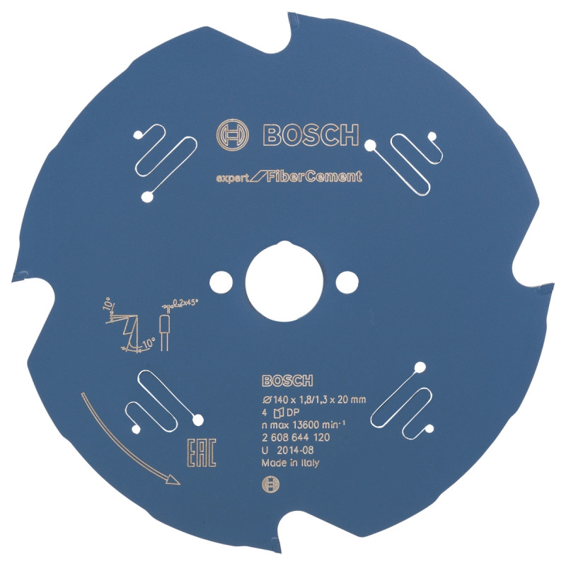 Bosch Rundsavsklinge Exp Fiber Cem 140x20mm 4t 2608644120