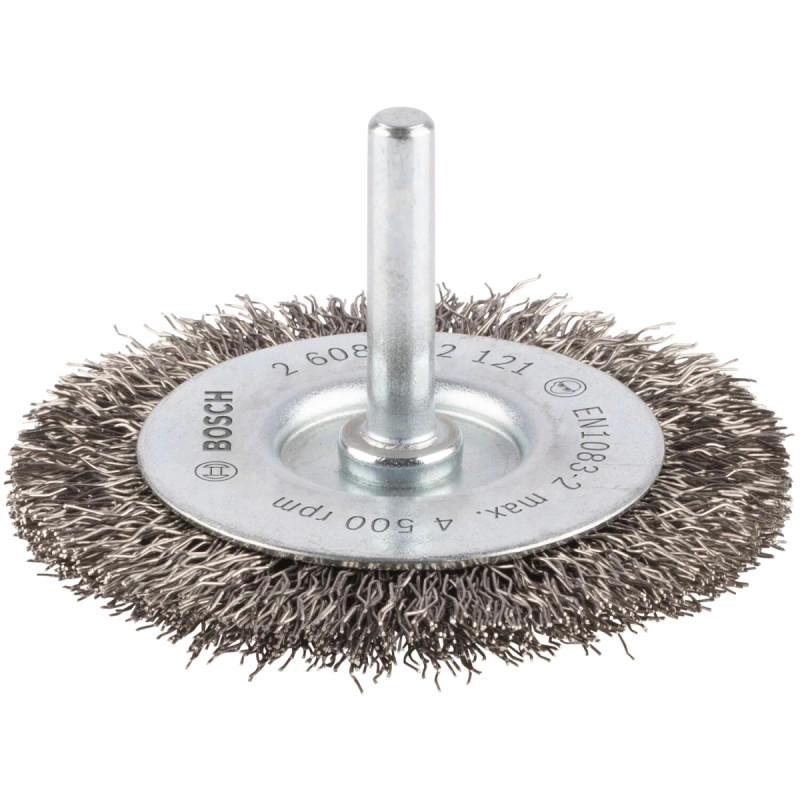 Bosch Skivebørste Bølget 70mm Inox 6mm 2608622121