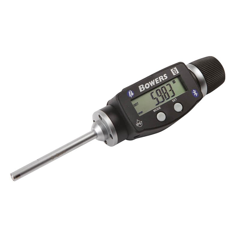 Bowers Xtd6m-bt Digital  -punkt Mikrometer  -  Mm Med Kontrolring