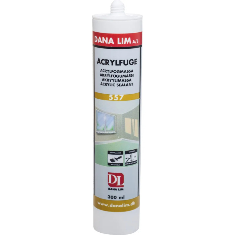 Dana Acrylfugemasse 557 Grå  300ml