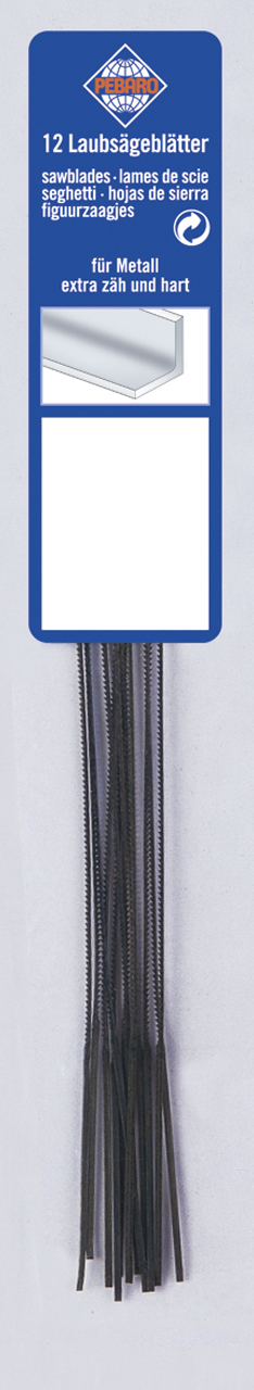 Dekupørsavklinger 130 Mm Grade   Fine For Metal 12 Stk  Pr  Pakke