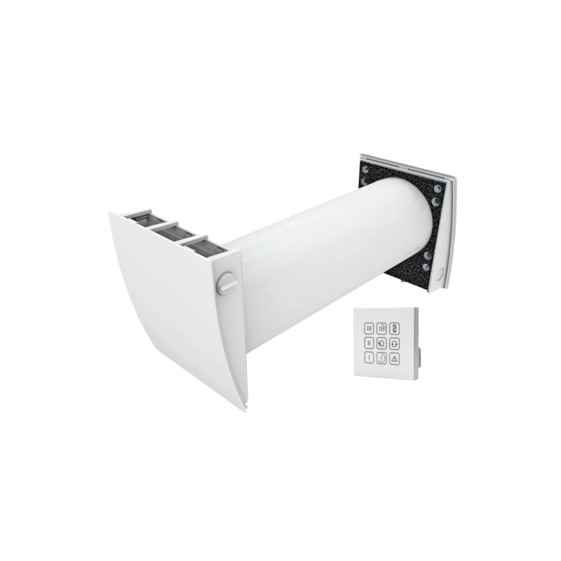 Duka One D6   -rums Varmegenvinding  ø160mm Hvid