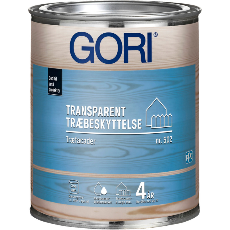 Dyrup Gori 502 Træbeskyttelse Transparent Base 30   75lt