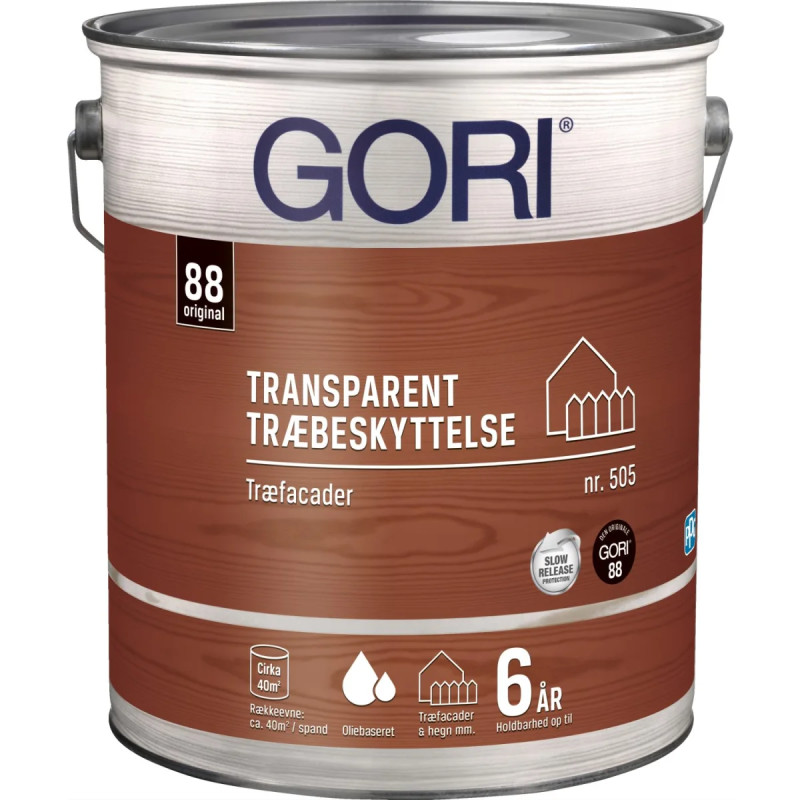 Dyrup Gori 505 Træbeskyttelse Transparent Tryk Grøn   0lt