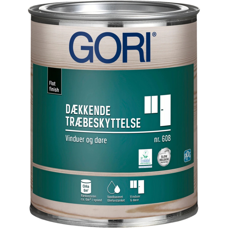 Dyrup Gori 608 Vinduesmaling Dækkende Ral 9010   75lt