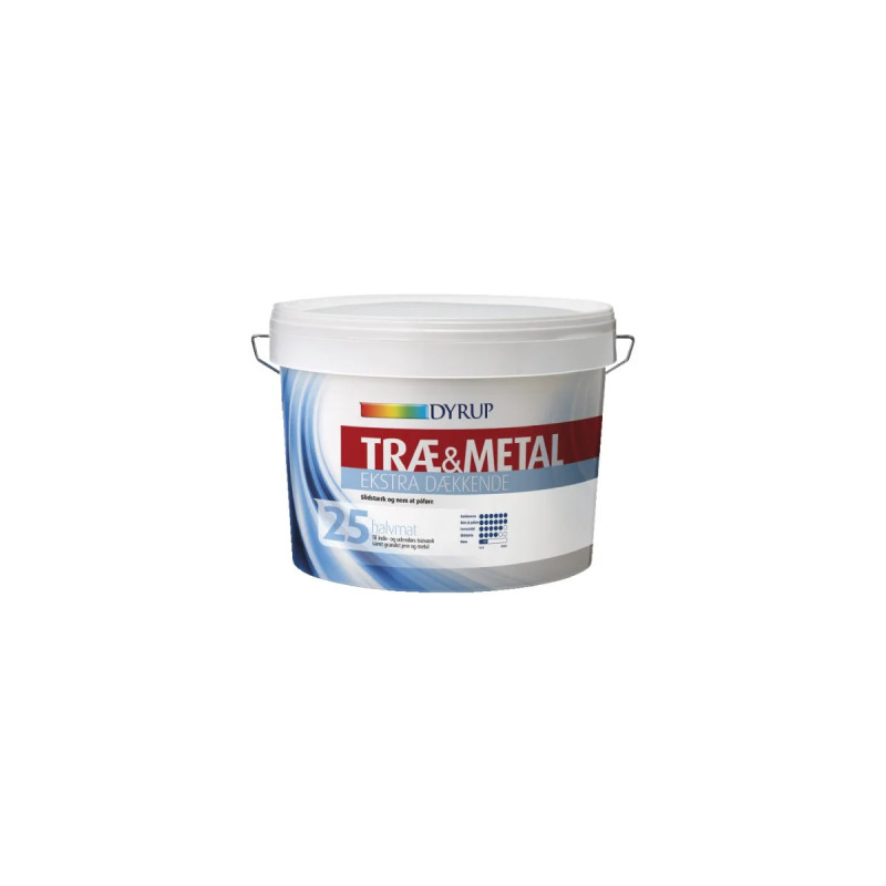 Dyrup Træ   Metal 25 Ekstra Dækkende S0502y   25lt
