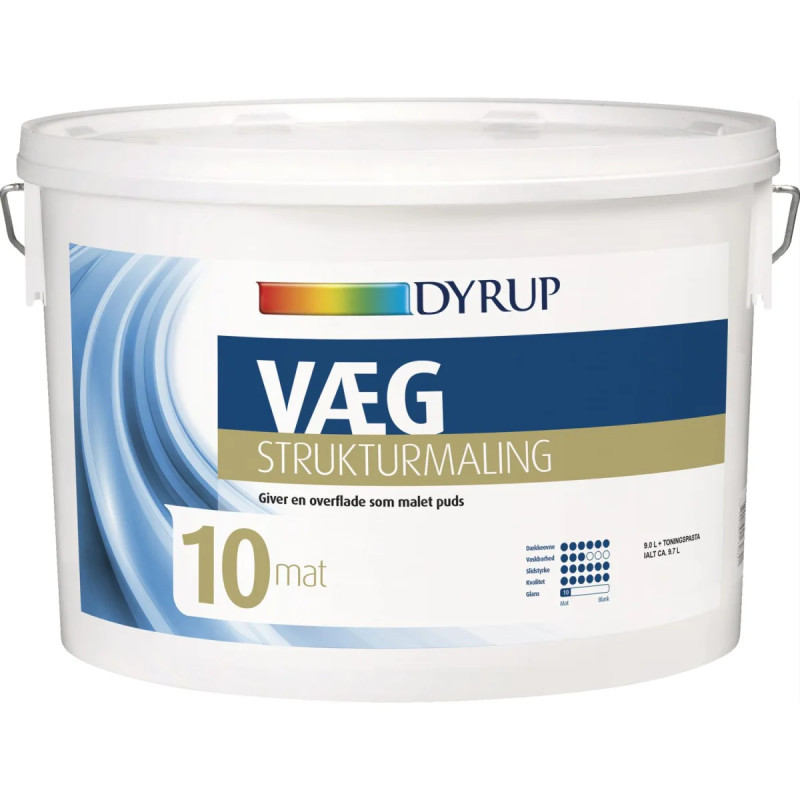 Dyrup Væg Strukturmaling 9lt