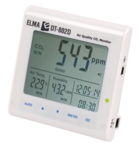 Elma Dt802d Co2   Rh    Temp  Monitor Til Måling Af Luftkvalitet