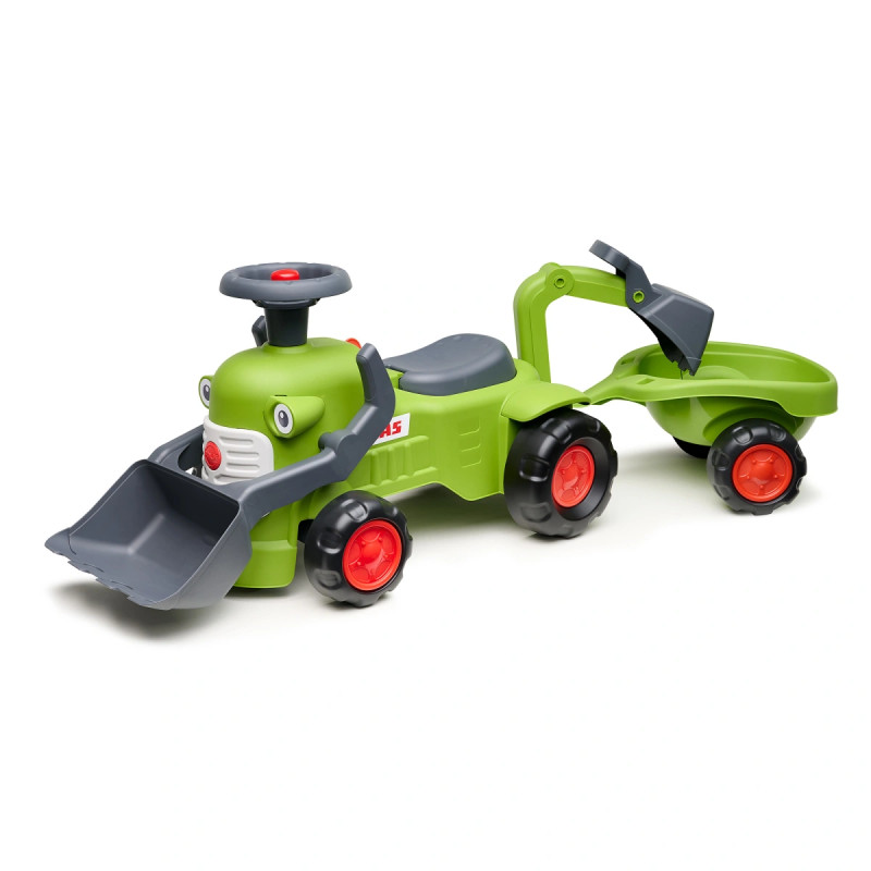 Falk Traktor Med Rat  Horn Og Tilbehør Claas Vintage