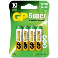 Gp Super Alkaline Batteripakke Aa Lr6   5v   Stk