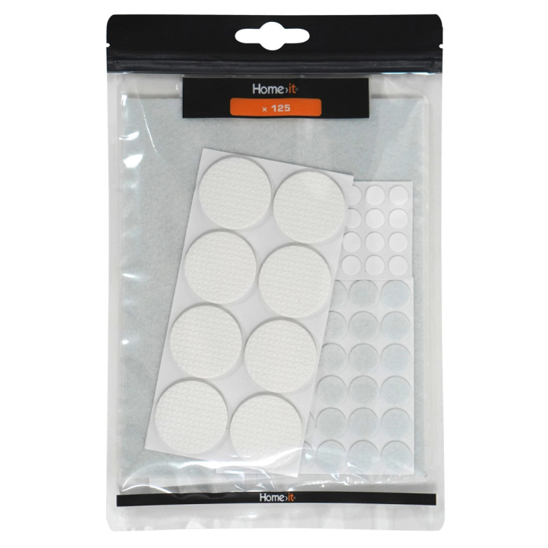 Home-it Filtpudesæt 125 Stk  Assorteret Hvid