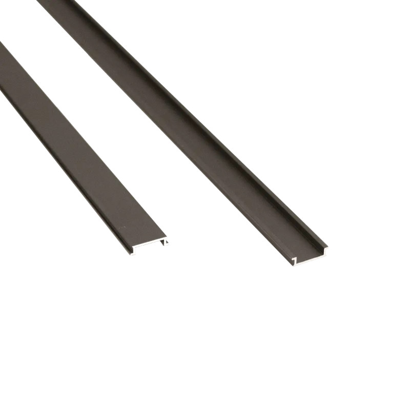 Hortus Stolpeskinne 200 Cm   Aluminium   Antracitgrå
