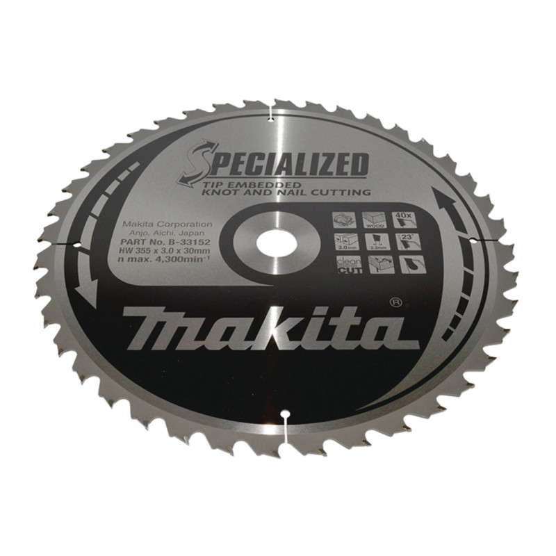 Makita Hm Klinge 355x30x40z  -33152