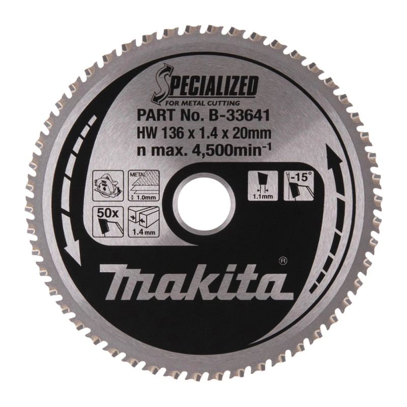 Makita Hm Klinge 136x20x50z  -33641