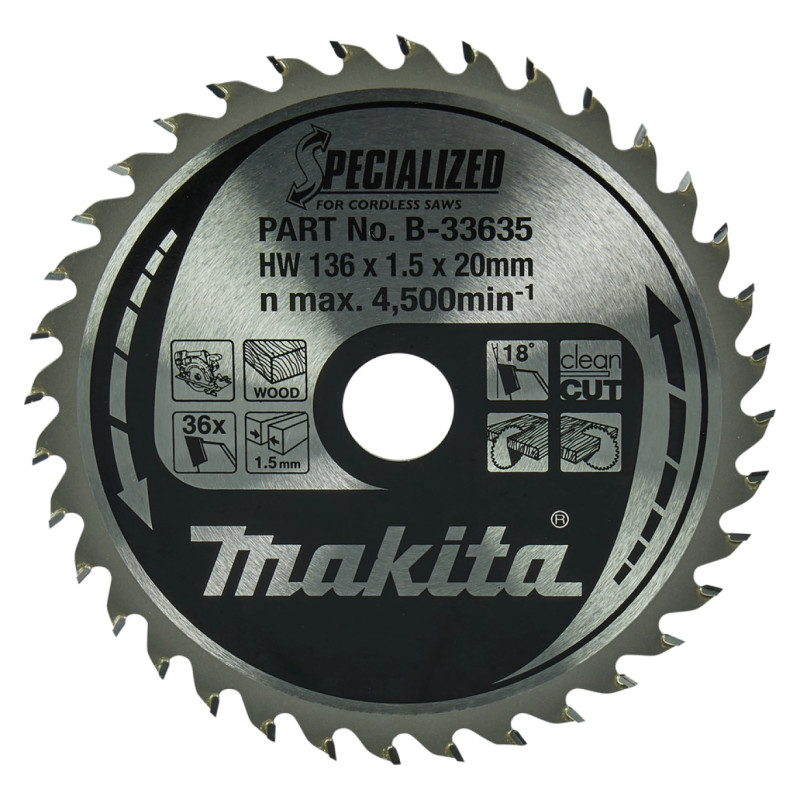 Makita Hm Klinge 136x20x36z Specializ  -33635