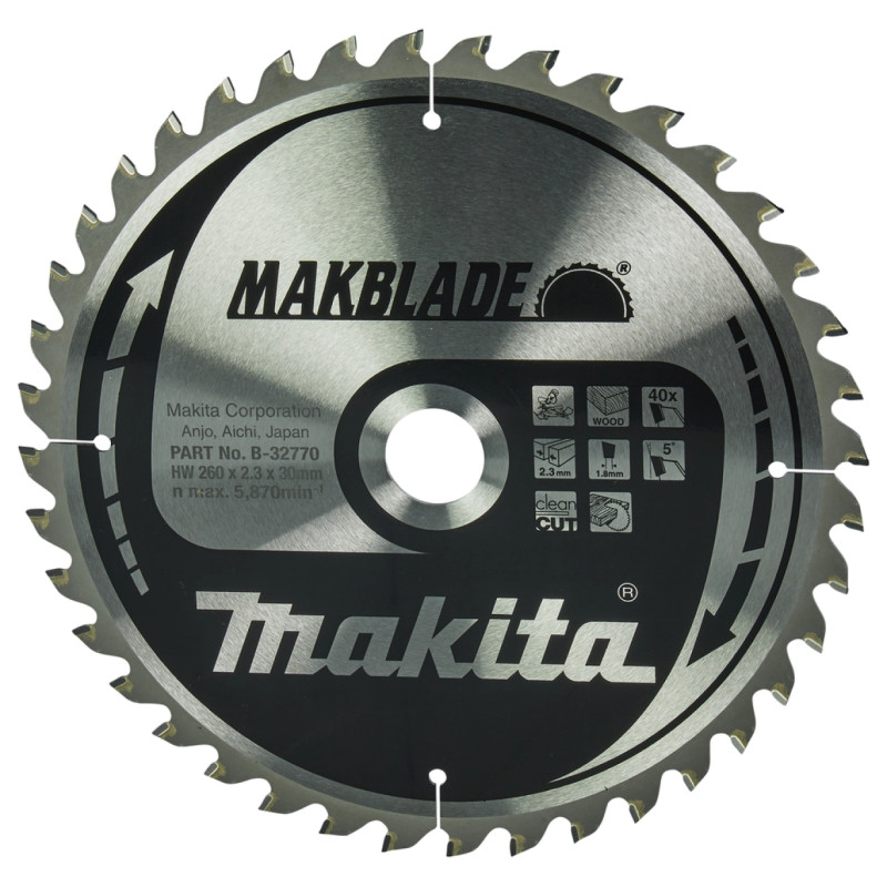 Makita Savklinge 260x30x40z  -32770