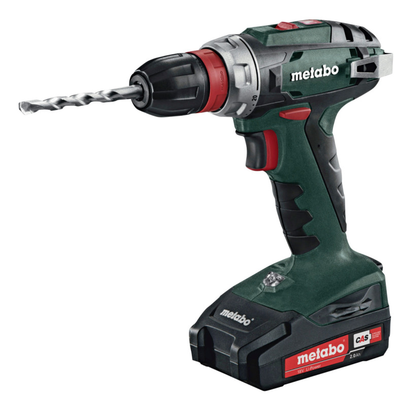 Metabo Bore Skruemaskine Bs 18 Quick 2x2 0ah