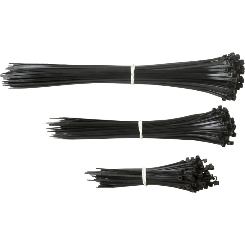 Millarco Kabelstrips 300 Stk  Sort
