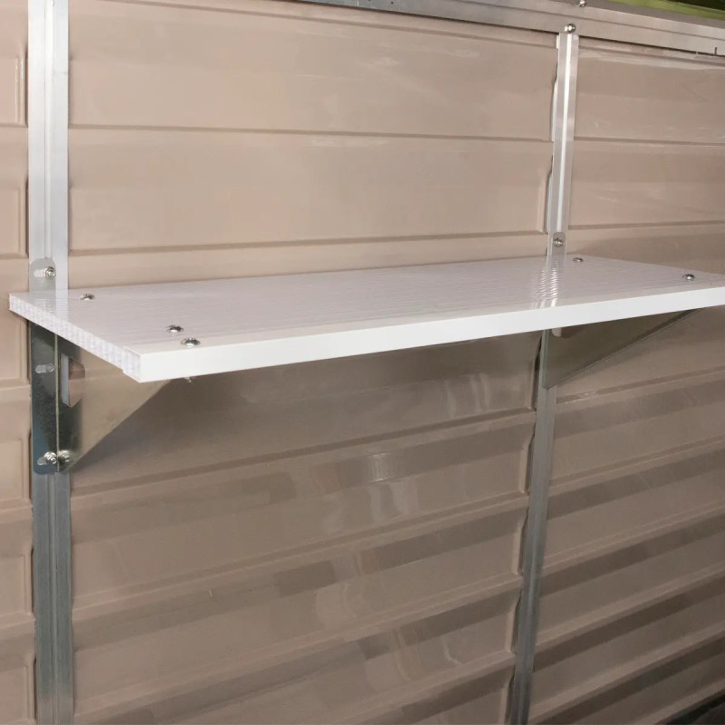 Palram Canopia Opbevaringshylde 22   84     30   Cm   Hvid
