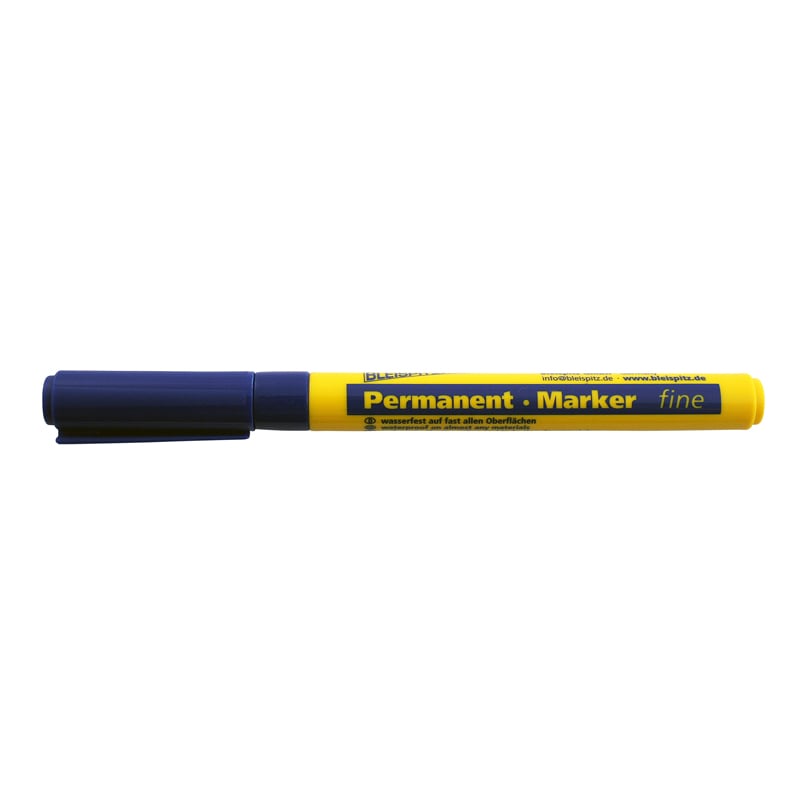 Permanent Marker     Mm Blå Rund Spids  Model 0778