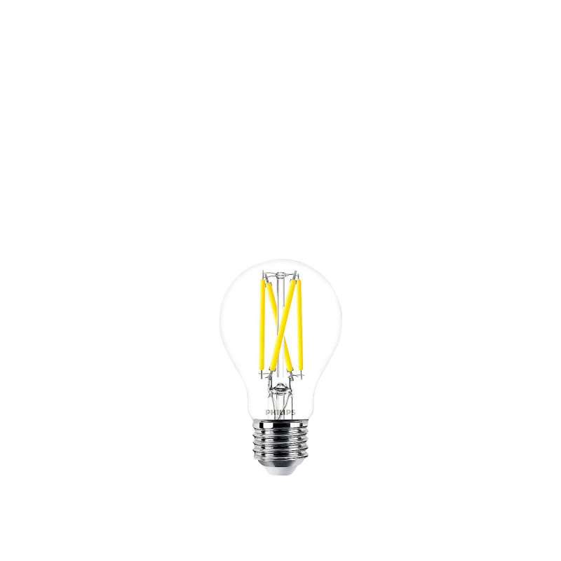 Philips Led Classic Filament Standardpære A60 E27 Klar 60w Varm Hvid Dæmpbar  -pak