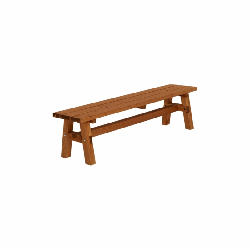 Plus Country Plankebænk 177 Cm Teak