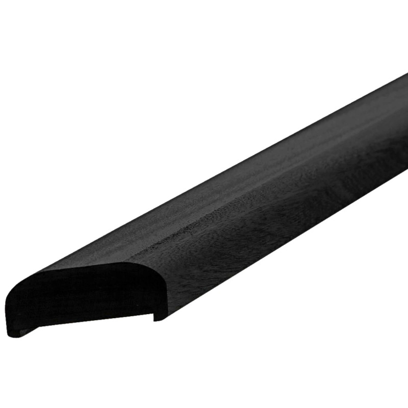 Plus Håndliste   Gelænder Smig Venstre 6x3 6x197cm 45 Gr    Mahogni Olieret Sort 20451-15