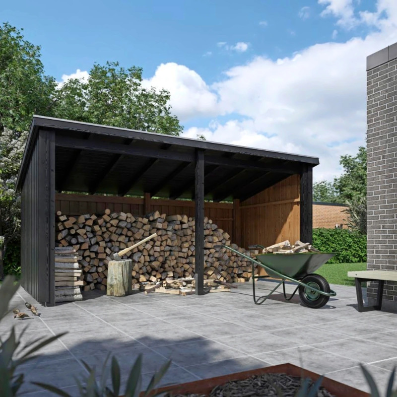 Plus Nordic Multi Havehus     Mâ    Moduler åben Inkl  Tagpap Alulister Stolpefødder 168586-