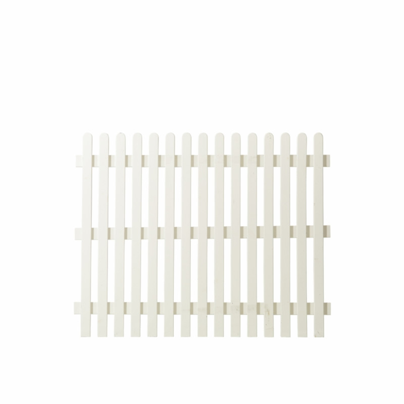 Plus Retro Stakithegn 150x120 Cm Grundmalet Hvid 13760-13