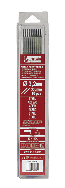 Rutile Elektroder         300 Mm  10 Stk