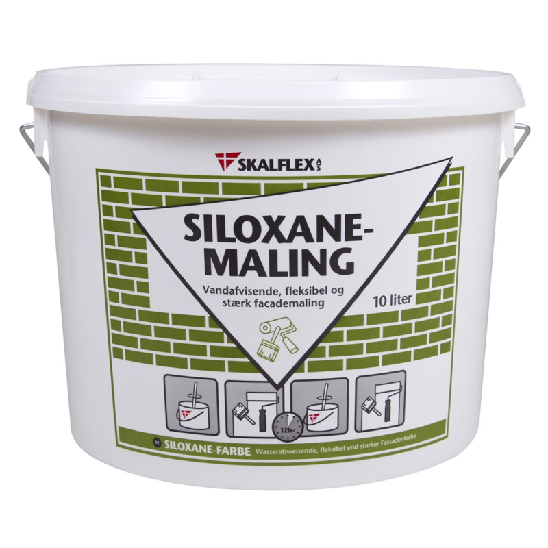 Skalflex Facademaling Siloxane Hvid 10lt