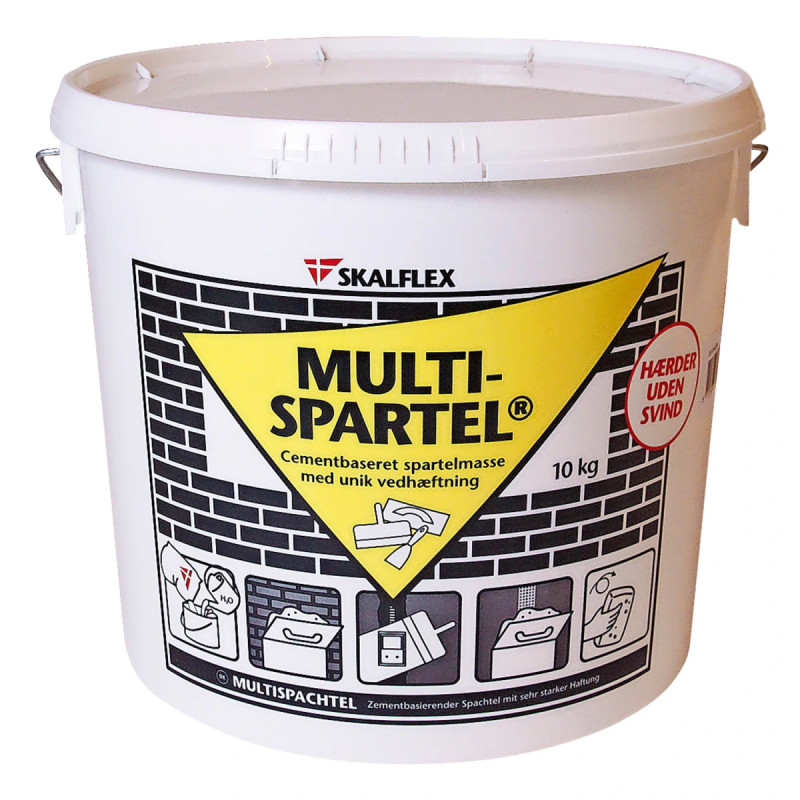 Skalflex Spartelmasse Multispartel Hvid 10kg