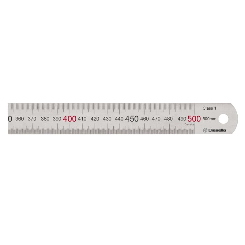 Stållineal  500x30x1   Mm