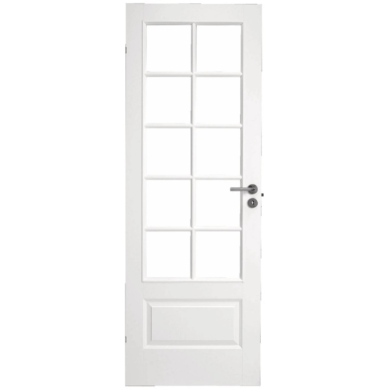 Swedoor Style Sp10 Hvidmalet Dør Celle   Glas M9x21   82 5x204cm