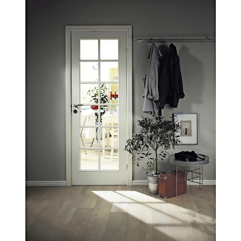 Swedoor Style Sp12 Hvidmalet Dør Celle   Glas M9x21   82 5x204cm
