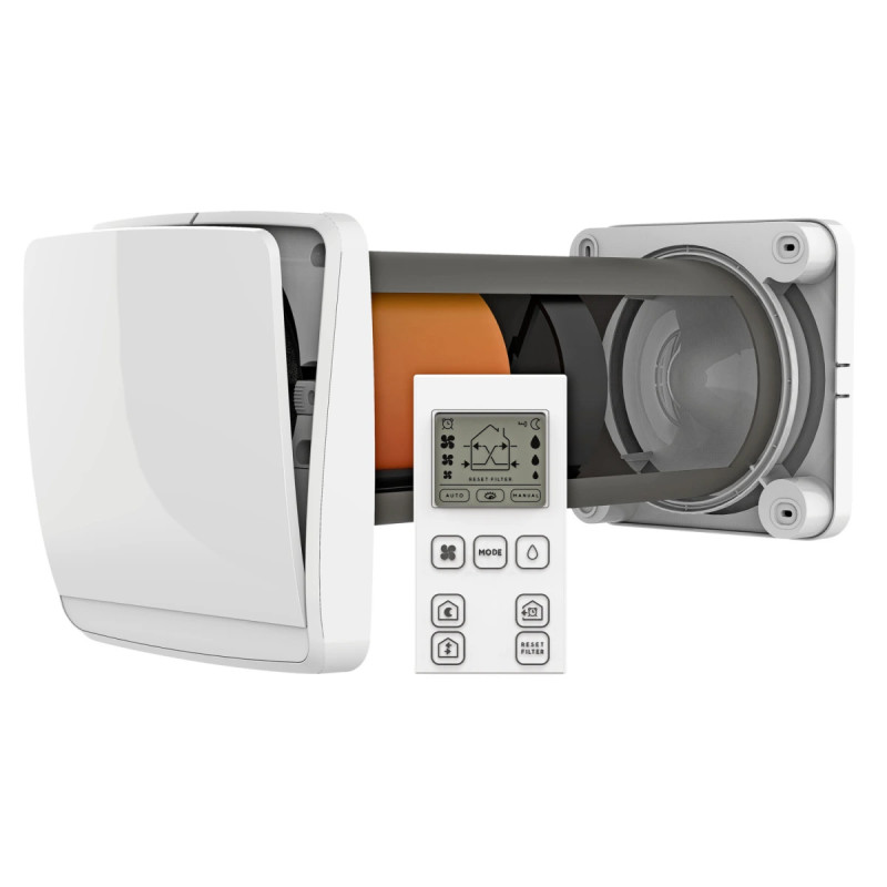 Unoklima Xt160 Remote  To-vejs Ventilation Med Varmeveksler