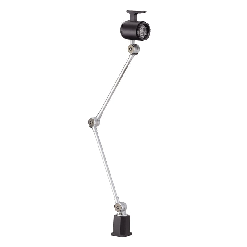 Wrkpro Led Maskinlys  Quot Vela Quot  Med 400 400 Mm Arm Ac Dc 24v